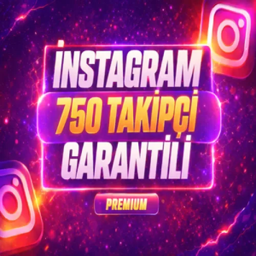  ⭐KALICI⚡ İNSTAGRAM 750 TAKİPÇİ⚡